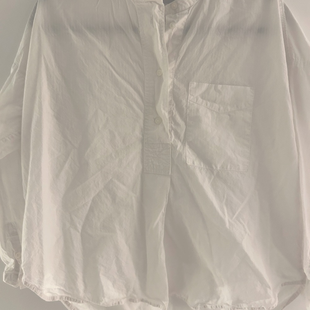 Everlane Crisp White Cotton Shirt